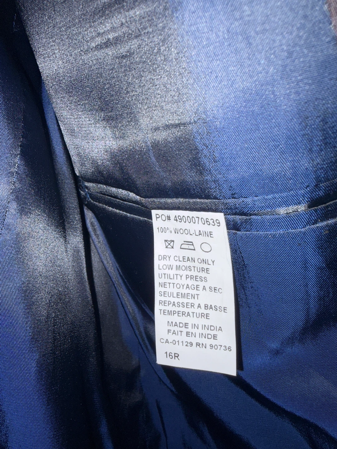 Michael Kors Navy Wool Blend Blazer size 16R - photo 3