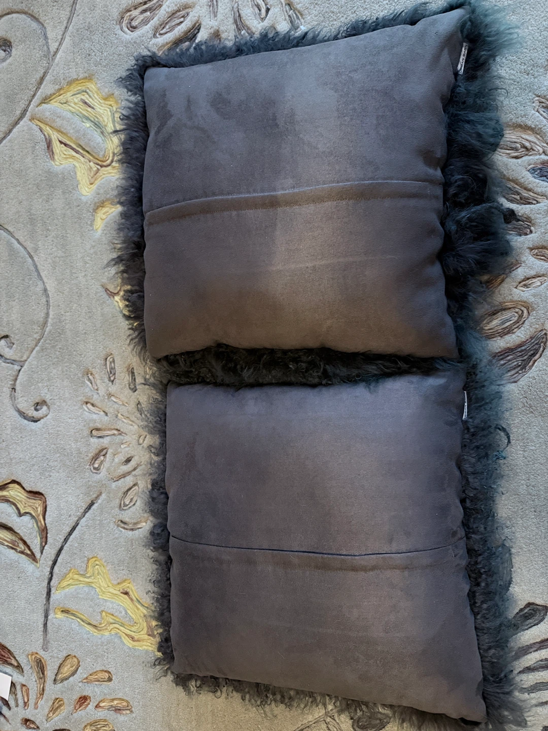 Urban Barn Grey Decorative Throw Pillows (Set of 2) - photo 3