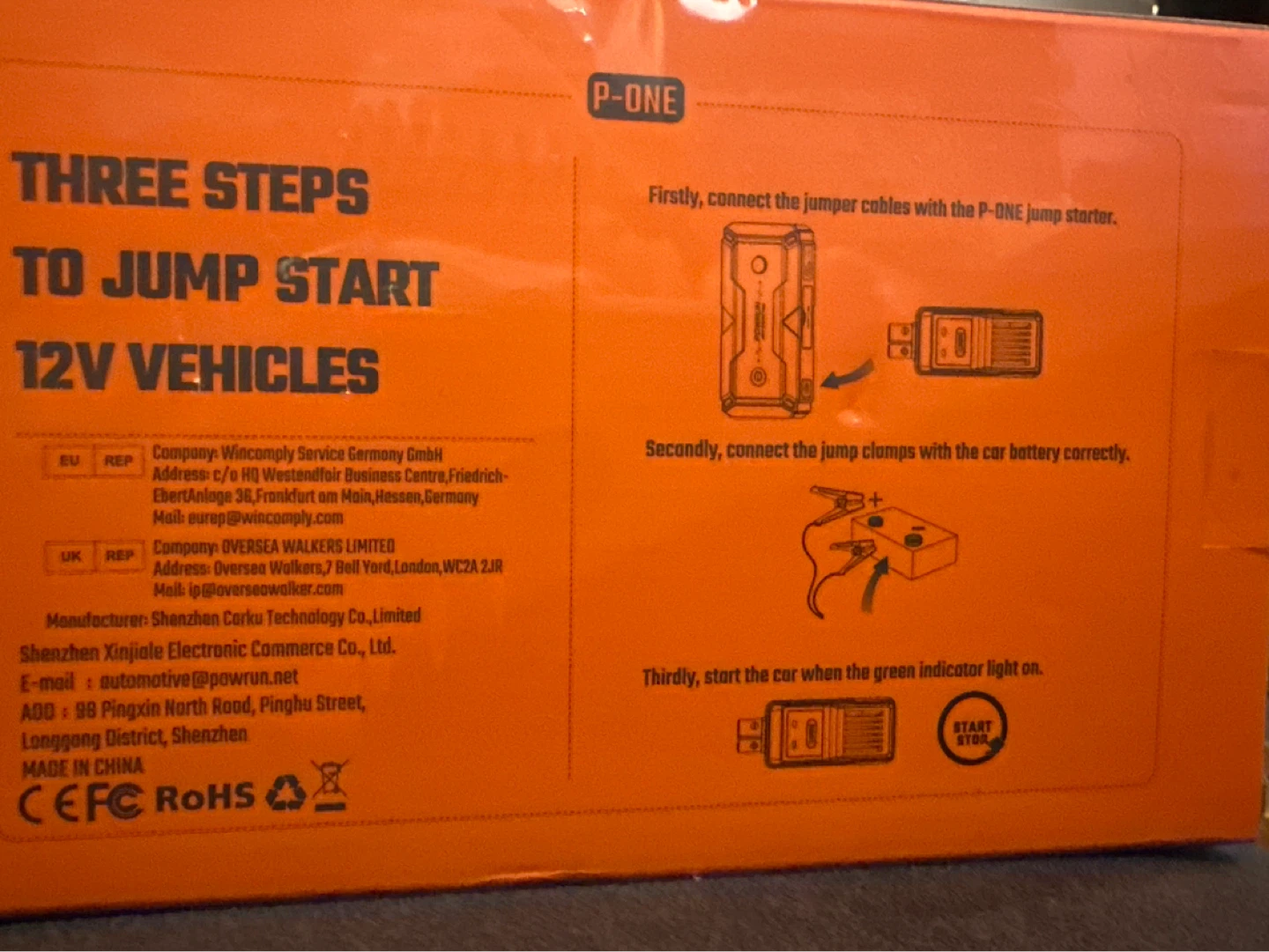P-ONE Jump Starter - photo 4