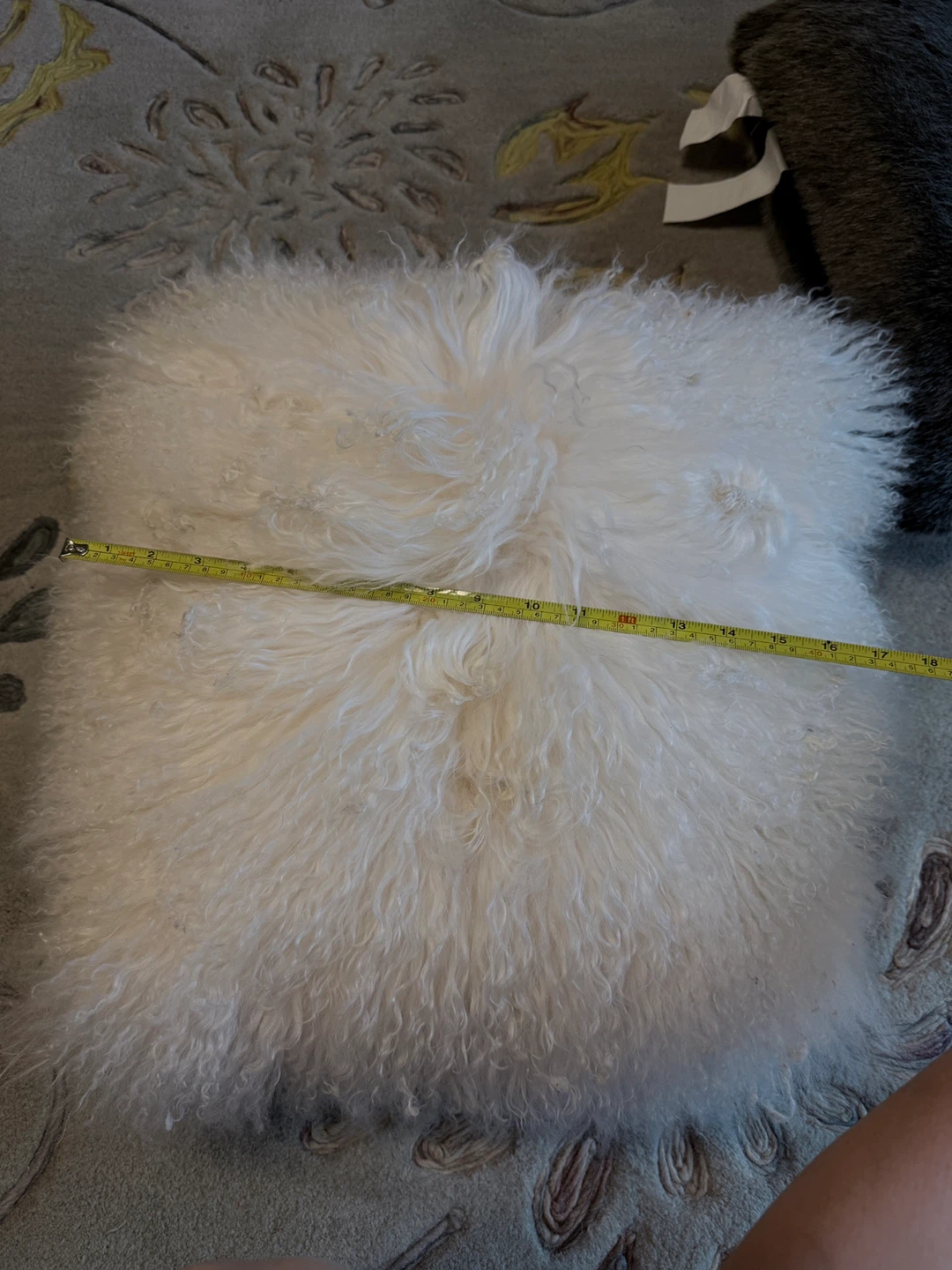3 Faux Fur Throw Pillow - photo 5