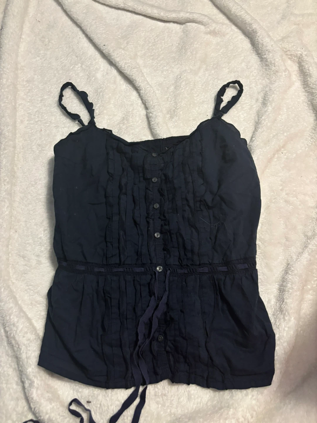 Abercrombie & Fitch navy blue cami top