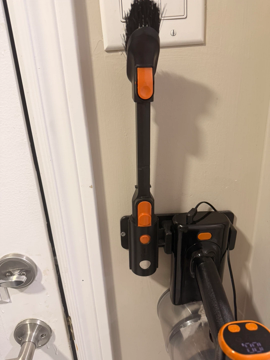 Orange and Black Cordless Stick Vacuum - photo 2