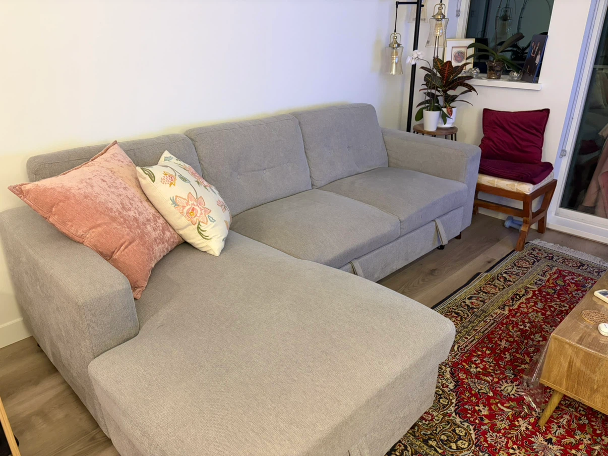 Sofa bed with storage