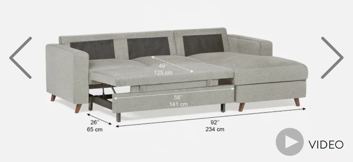Sofa bed with storage - photo 4