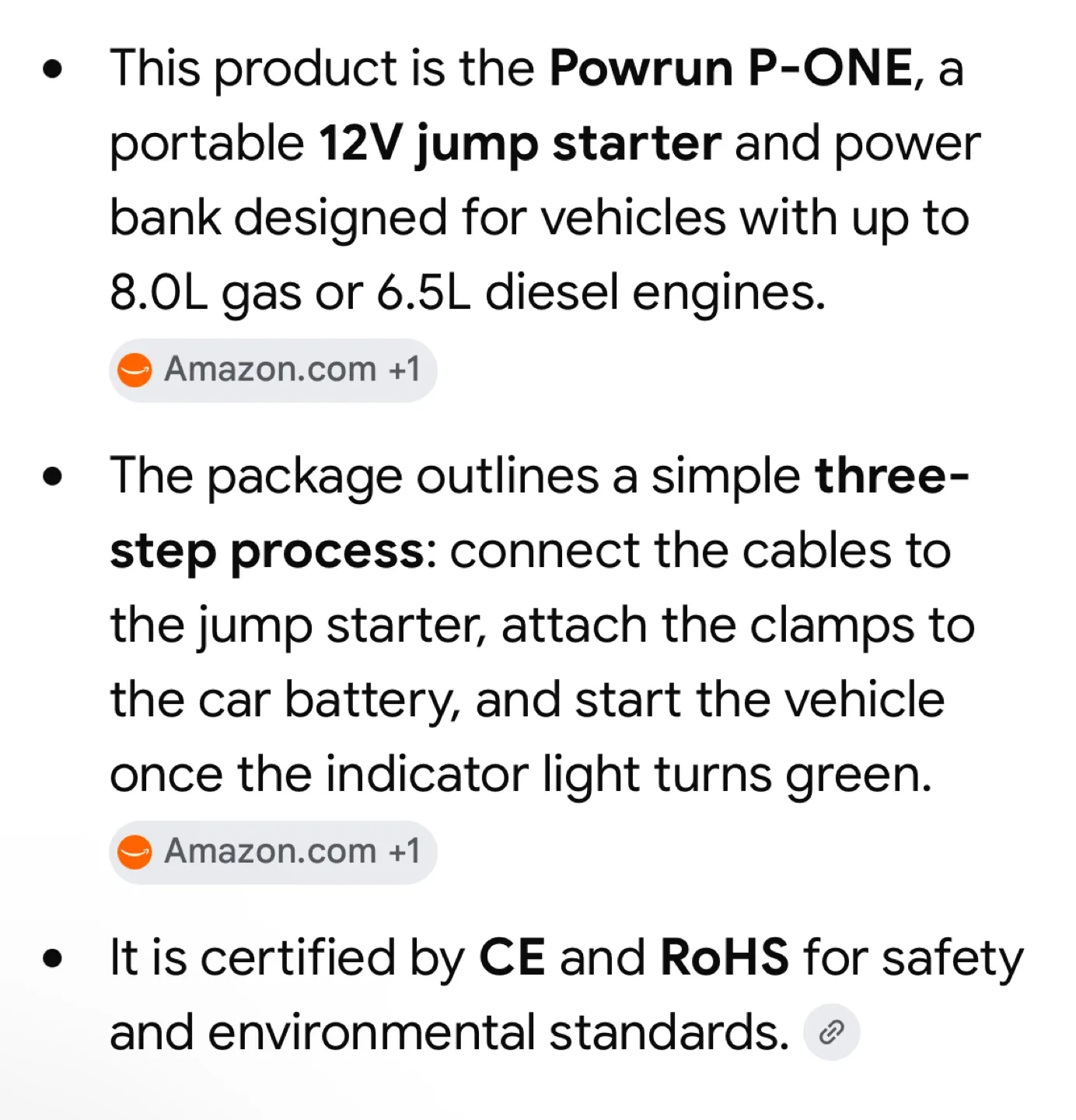 P-ONE Jump Starter - photo 5