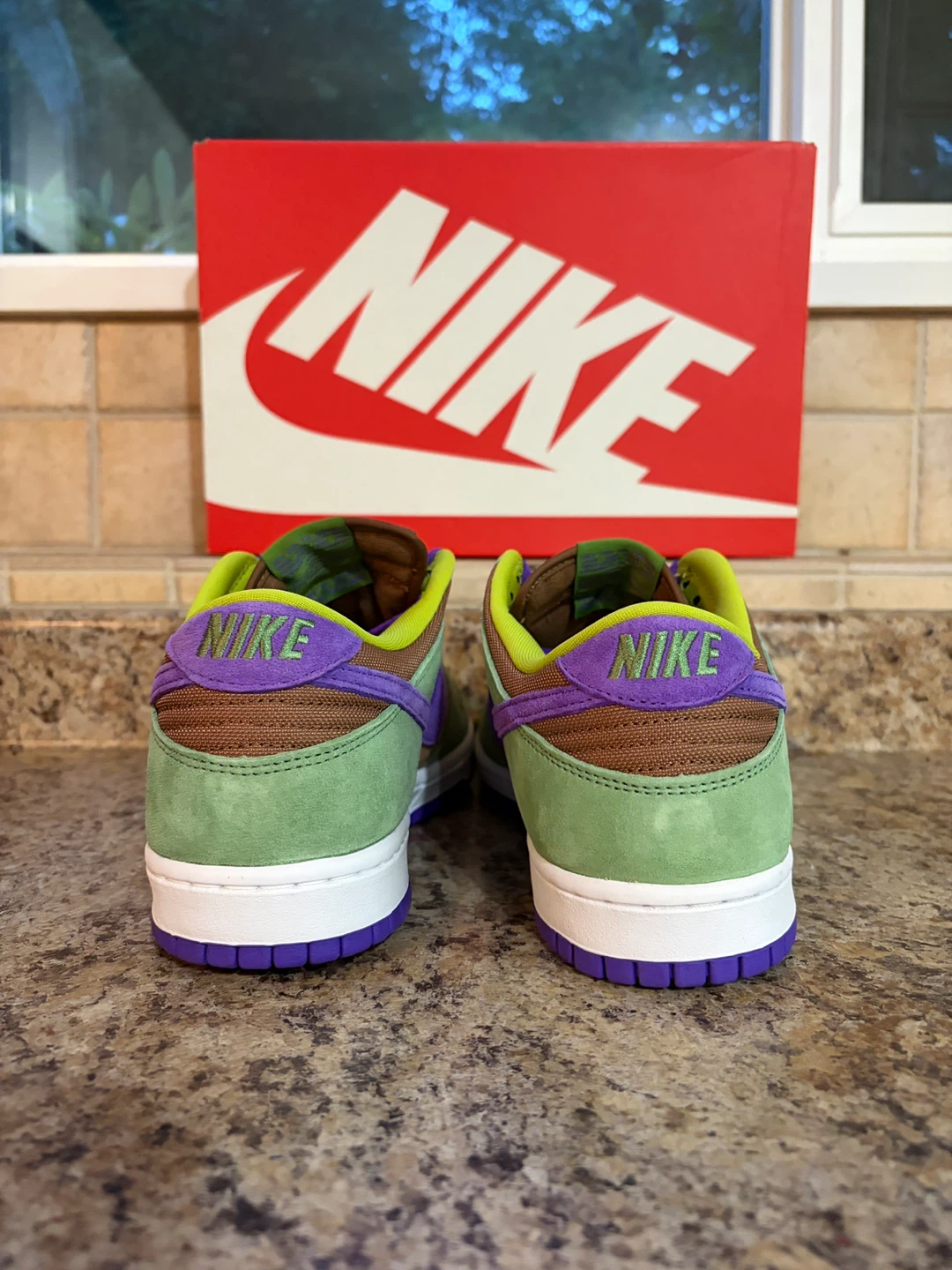 Nike Dunk Low "Grateful Dead Bears" Green/Brown/Purple - photo 2