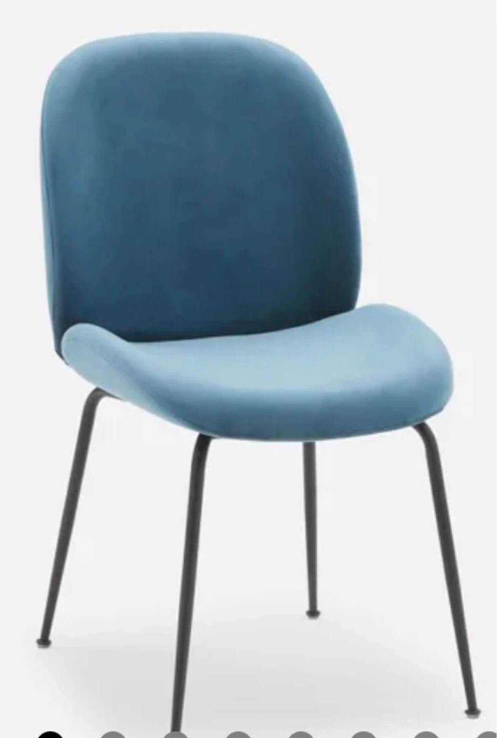 Structube Velvet Dining Chairs x4