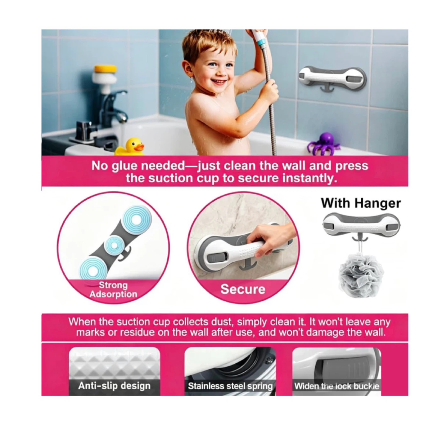 Brand new Grab Bars for Shower - photo 5