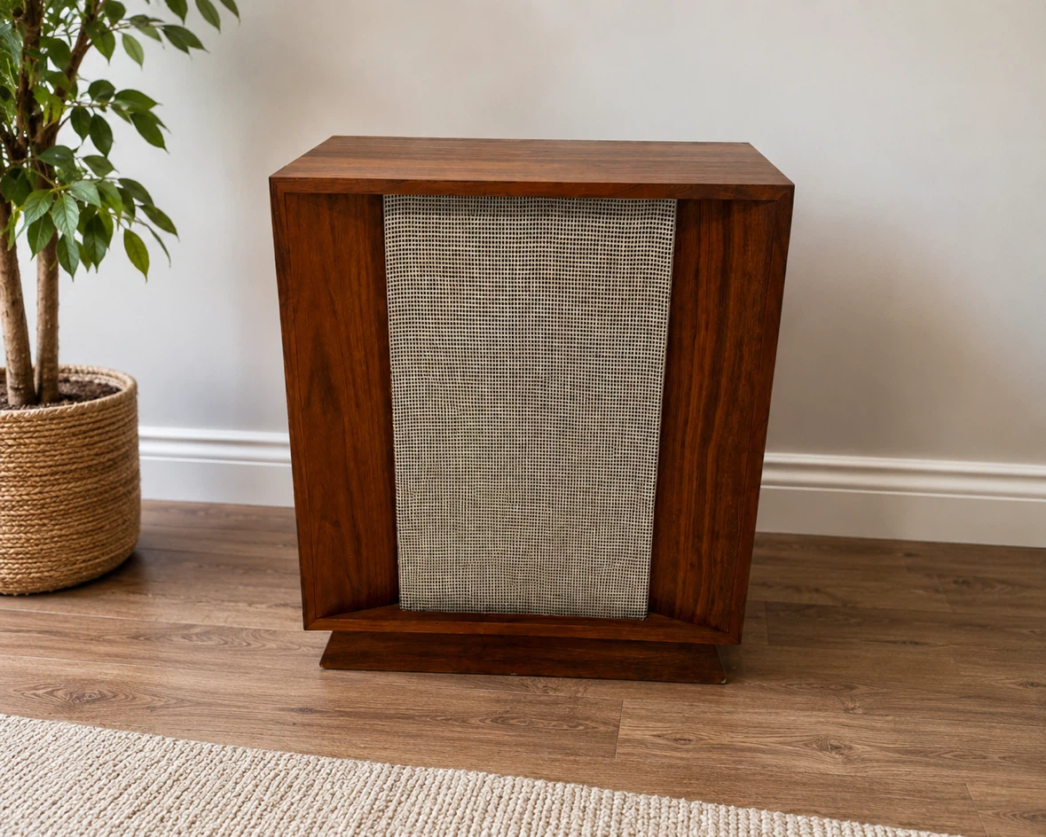 Vintage Wood Speaker Cabinet