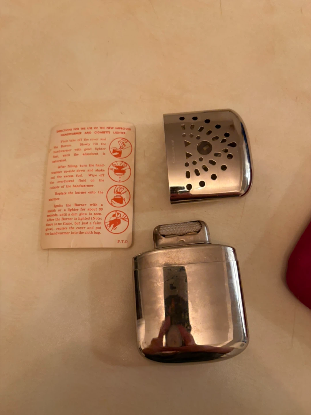 Vintage Catalytic Pocket Hand Warmer - photo 2