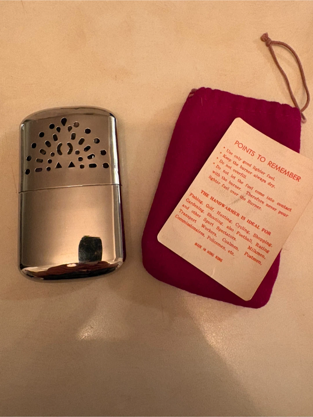 Vintage Catalytic Pocket Hand Warmer - photo 3