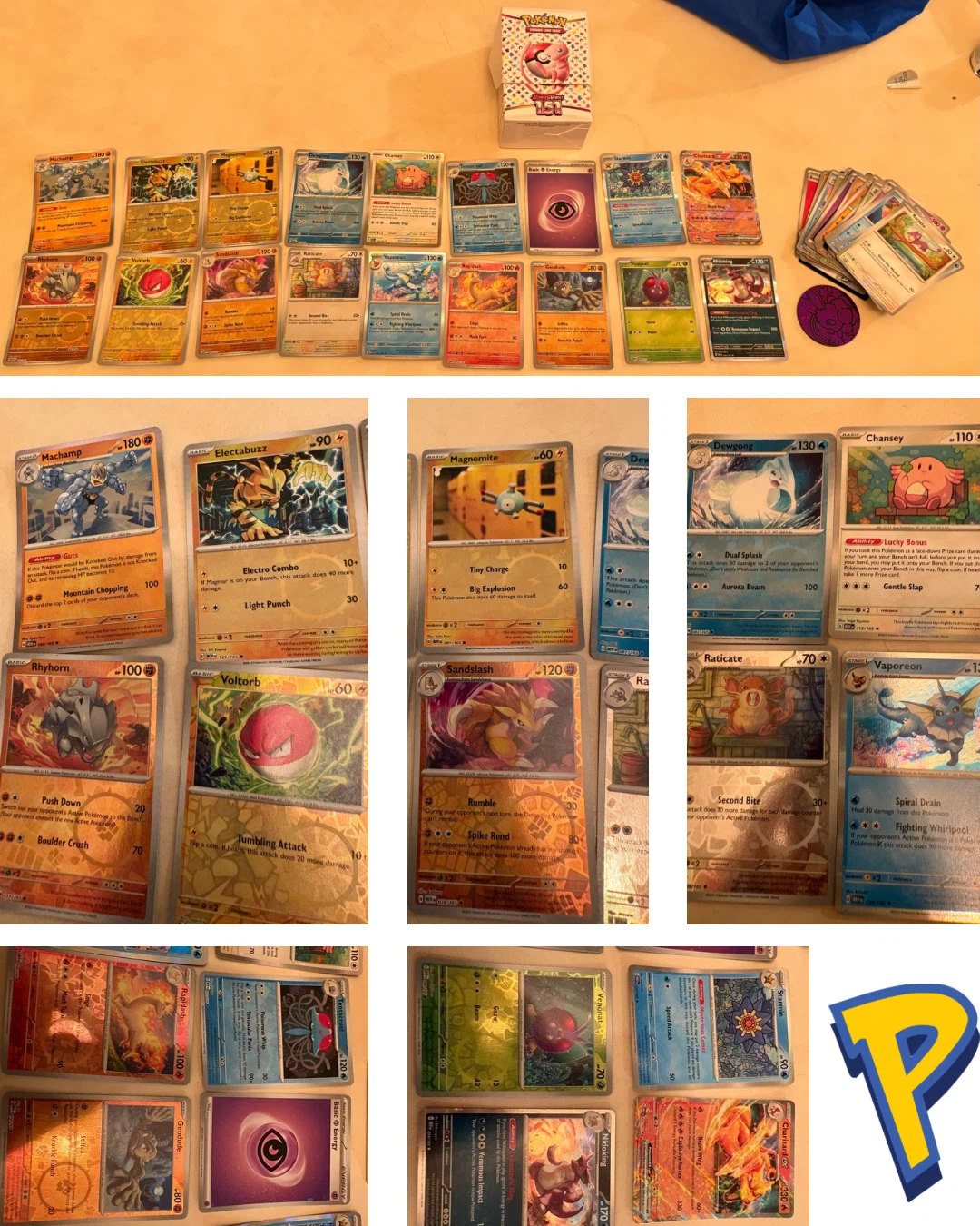 Pokémon 151 Cards + Holo/Reverse Holo Lot + Tin