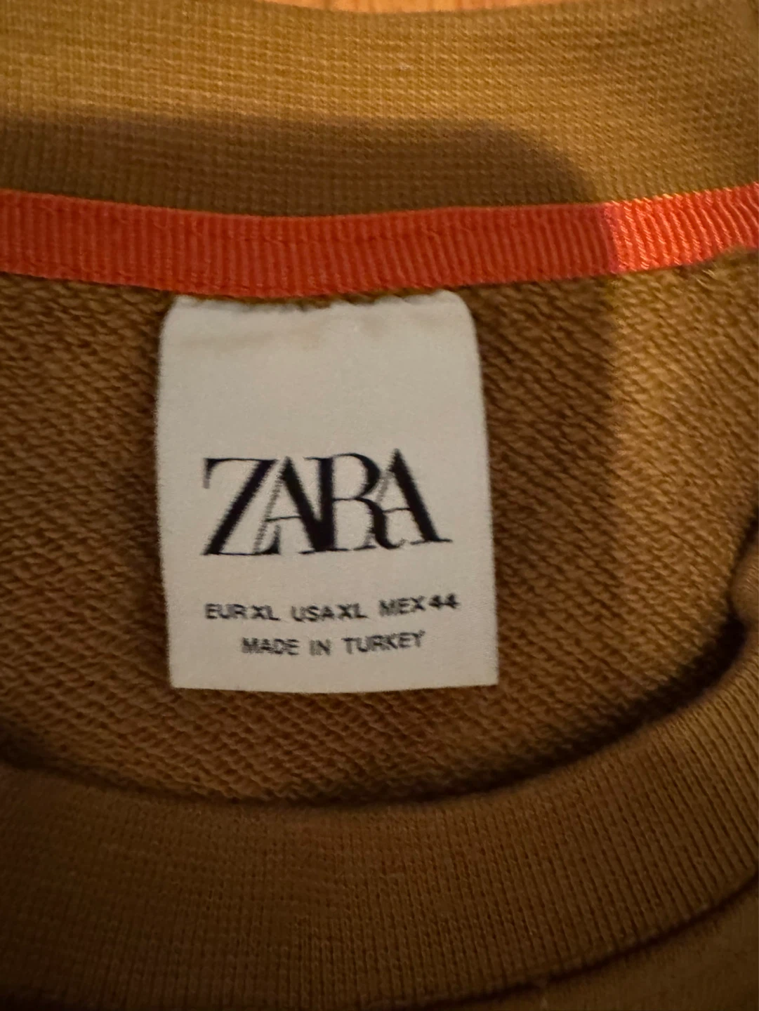 ZARA Brown Graphic Crewneck Sweatshirt - photo 2