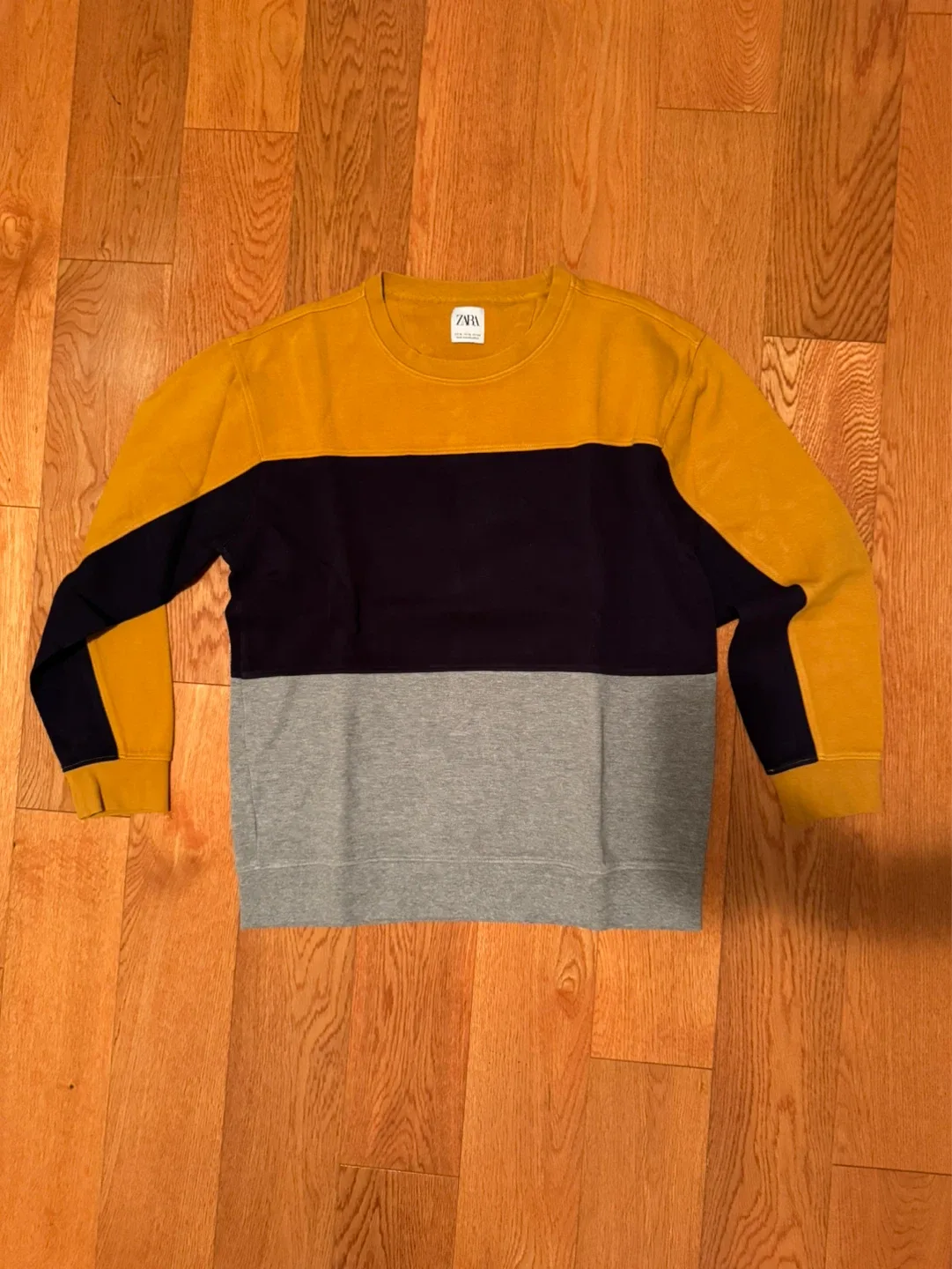 ZARA Colour Block Crewneck Sweater