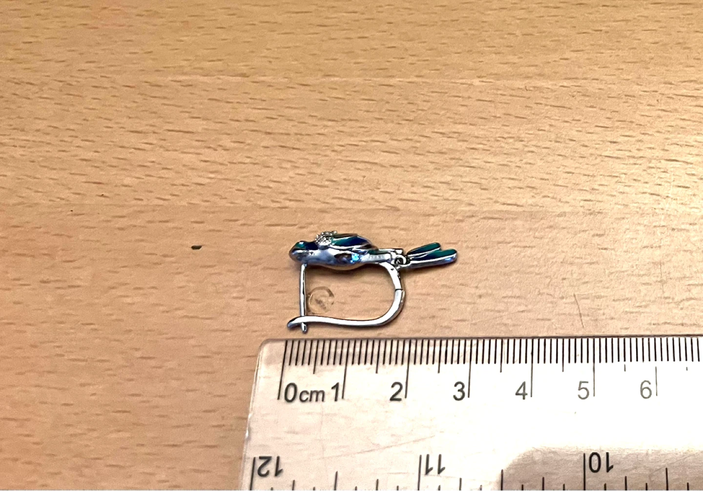 Parrot Earrings with Rhinestones - photo 4