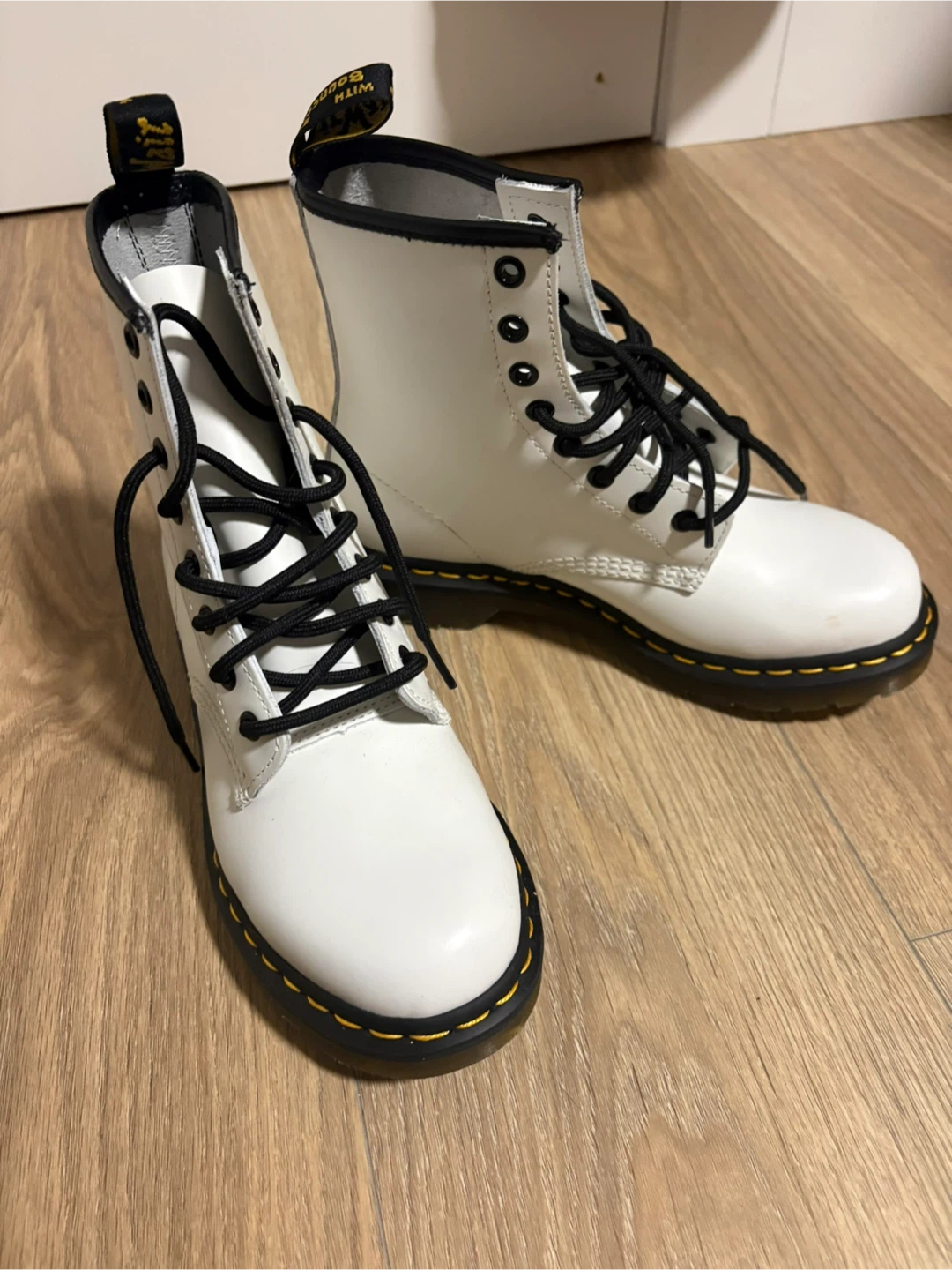 Dr. Martens 1460 White Leather Boots - photo 2