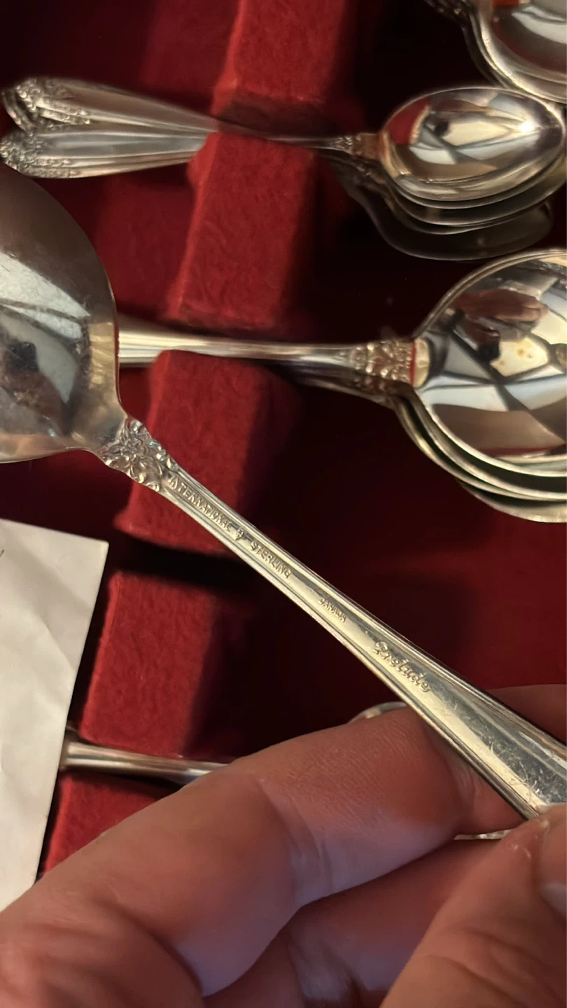 Priestley & Moore Sheffield Sterling Silver Cutlery Set - photo 3