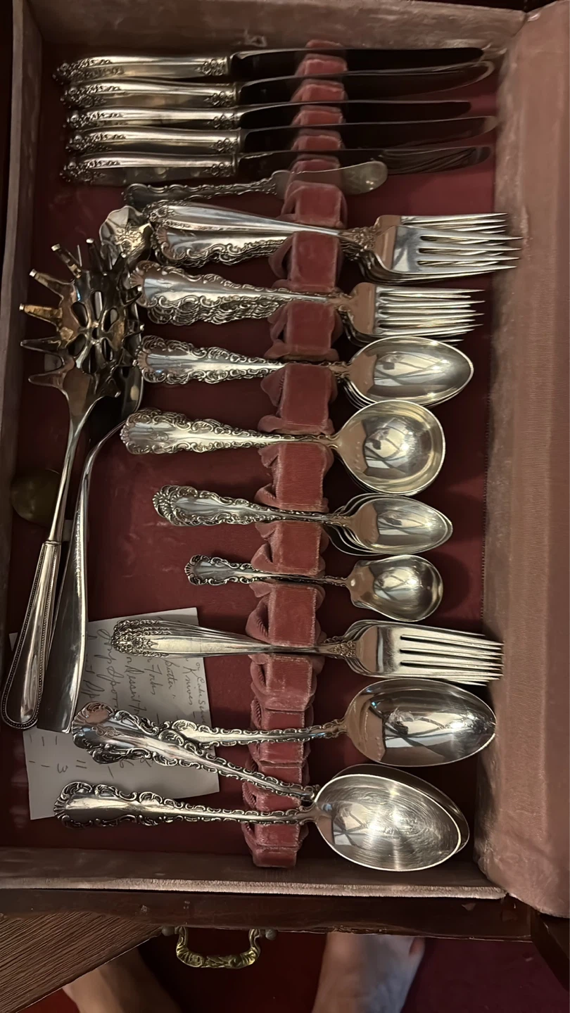 Priestley & Moore Sheffield Sterling Silver Cutlery Set