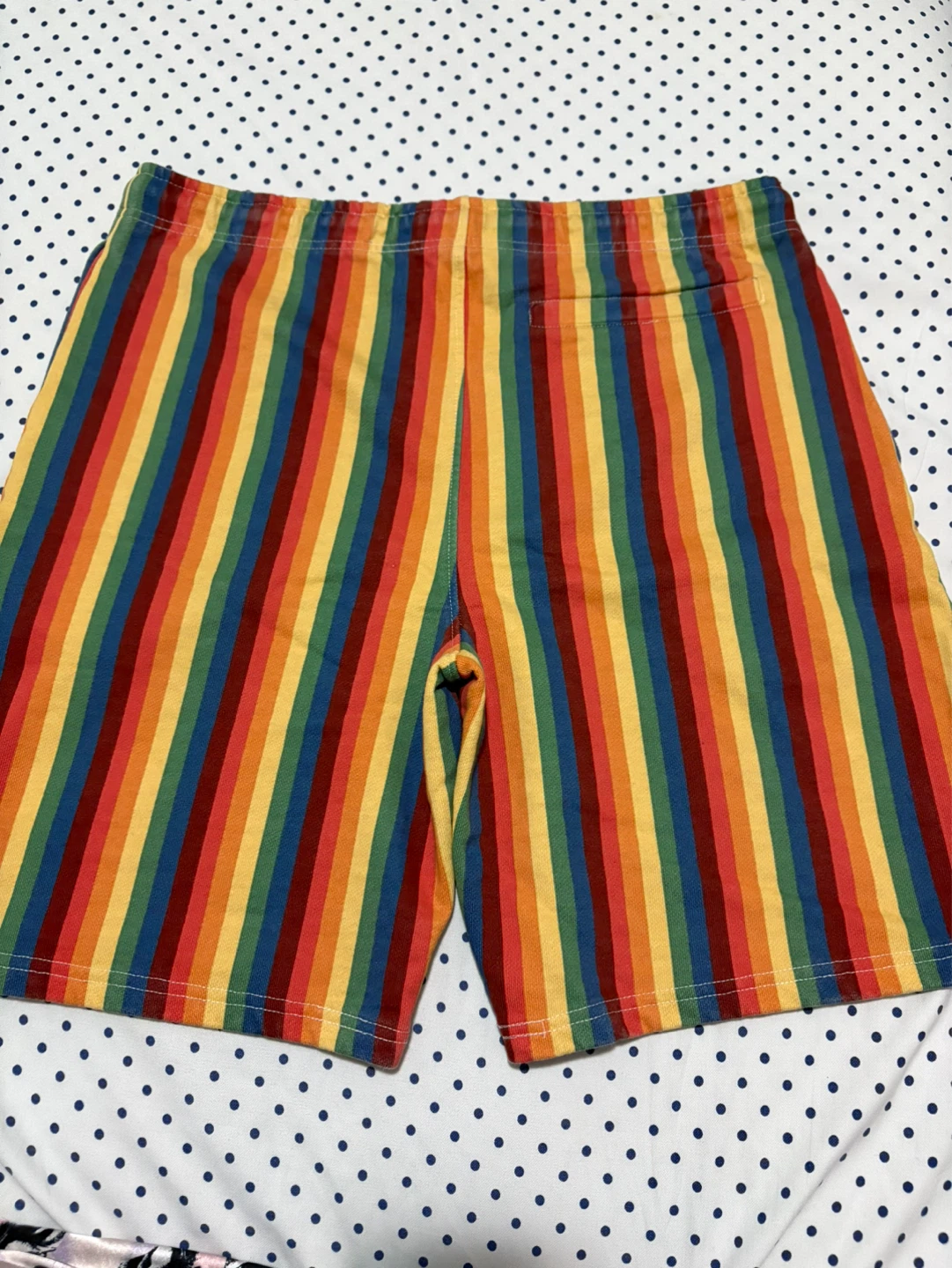 New Guess Rainbow Striped Shorts S/P 34” - photo 5