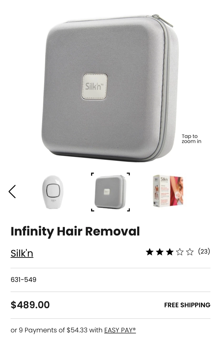 Silk'n Infinity Hair Removal Device - photo 2