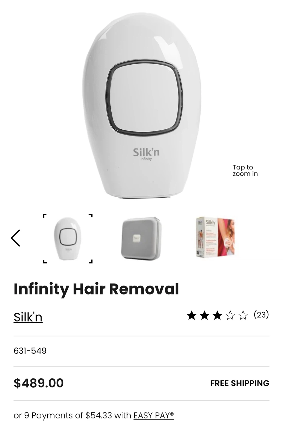 Silk'n Infinity Hair Removal Device - photo 3