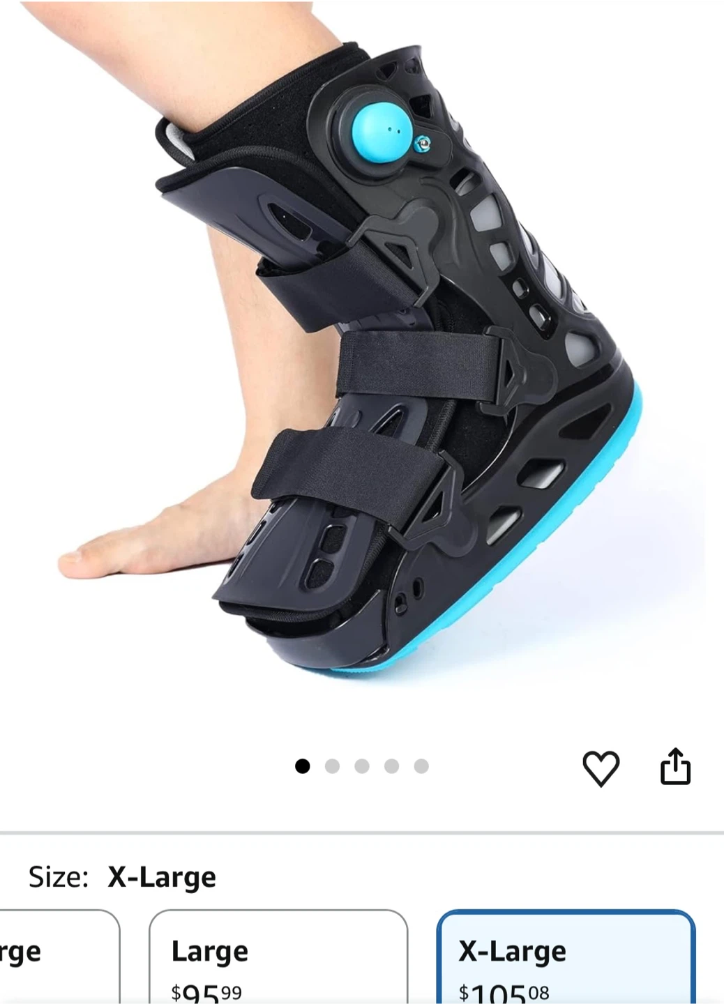 Inflatable walking boot - photo 3