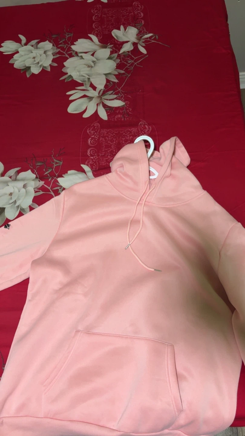 Pink CCM Hoodie with Cross Graphic