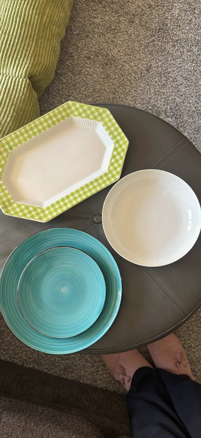 Serving Platter and Plates Set