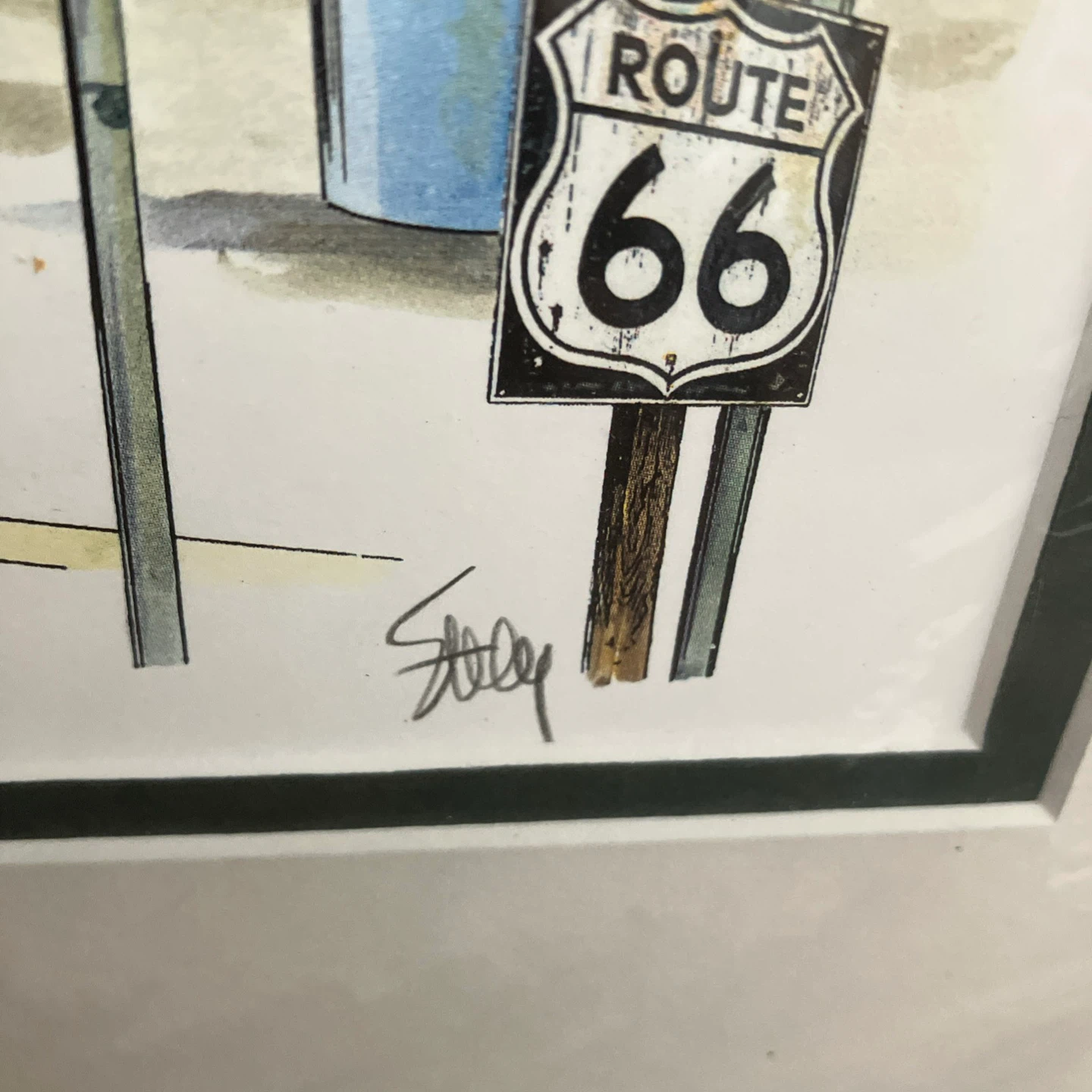 Ted Drewes Frozen Custard Route 66 Art Print by Staley - photo 3
