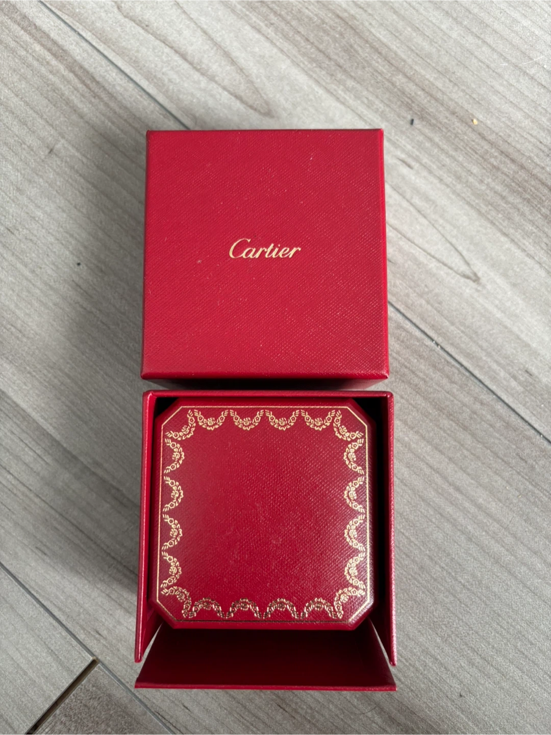 Cartier Red Ring Box Set