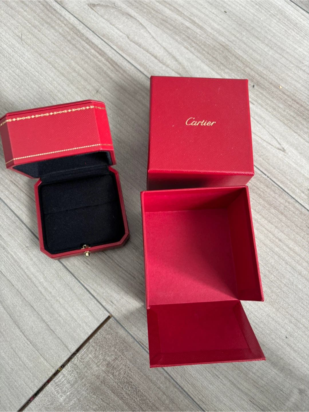 Cartier Red Ring Box Set - photo 2