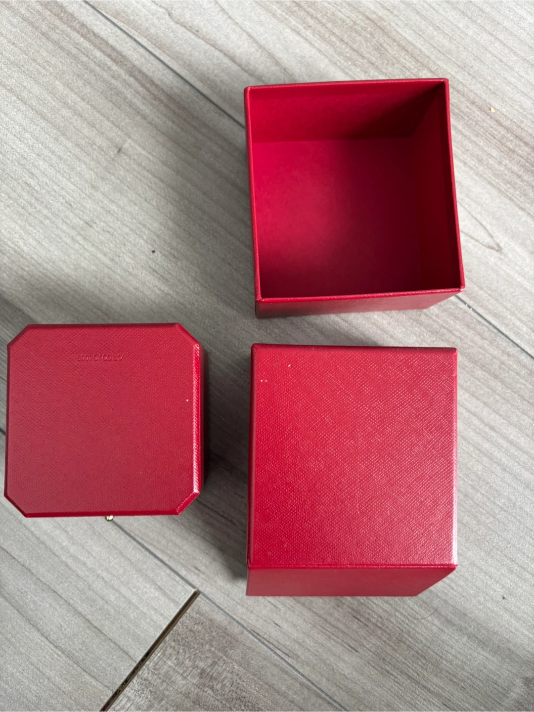 Cartier Red Ring Box Set - photo 3