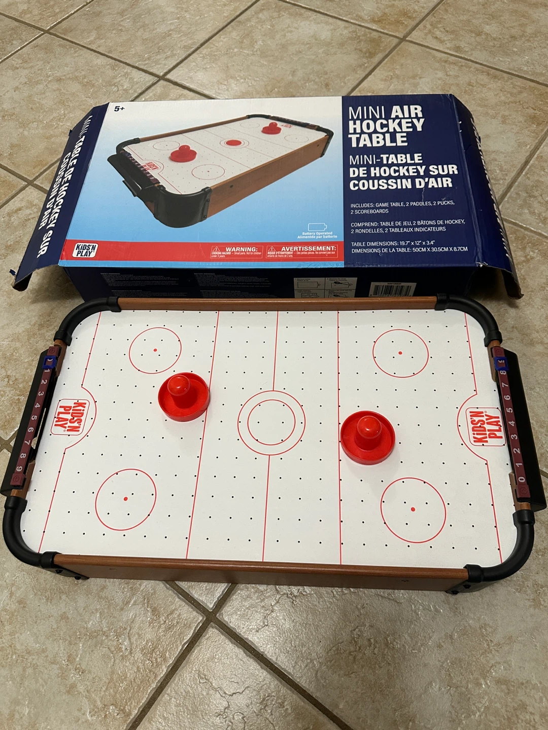 Double Faced Flocking Tip Dart Board,Table top Air hockey table - photo 3
