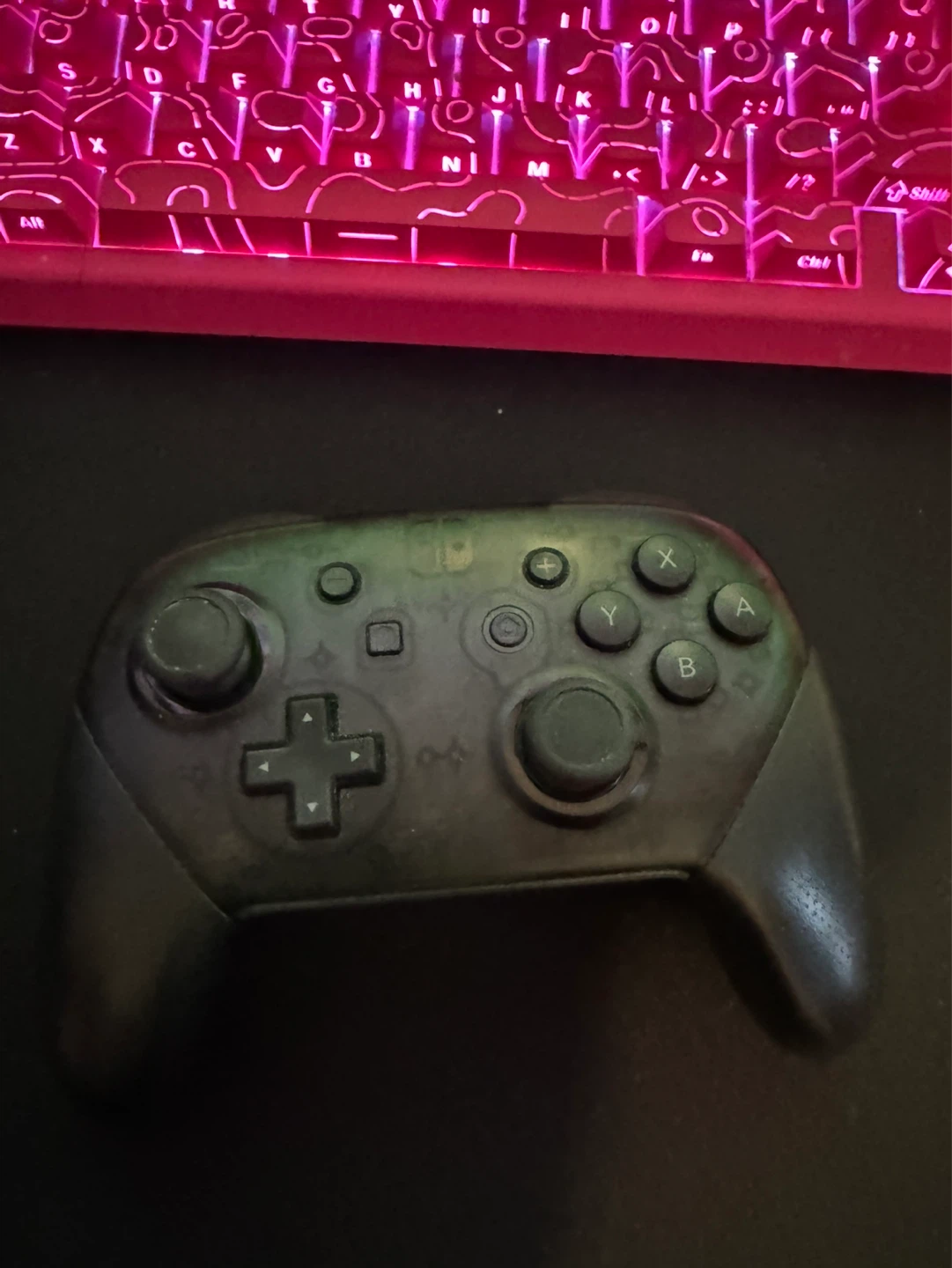 Nintendo switch oled with pro controller - photo 2