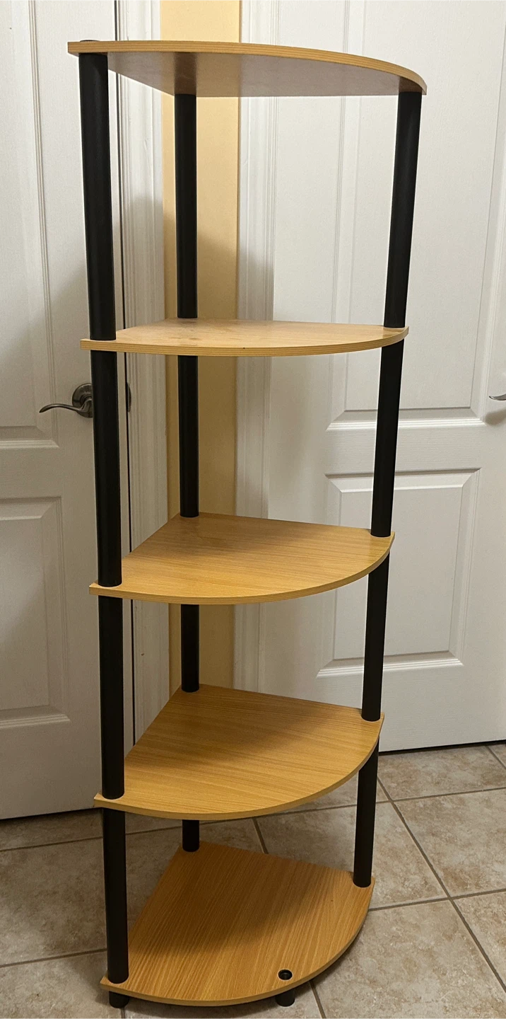 5 Tier Multipurpose Corner Display Rack Shelving Unit - photo 2
