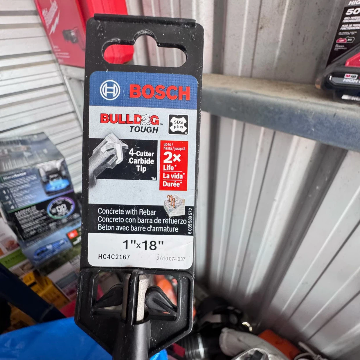 Bosch 4-cutter Carbide Tip SDS Plus Masonry Drill Bit
