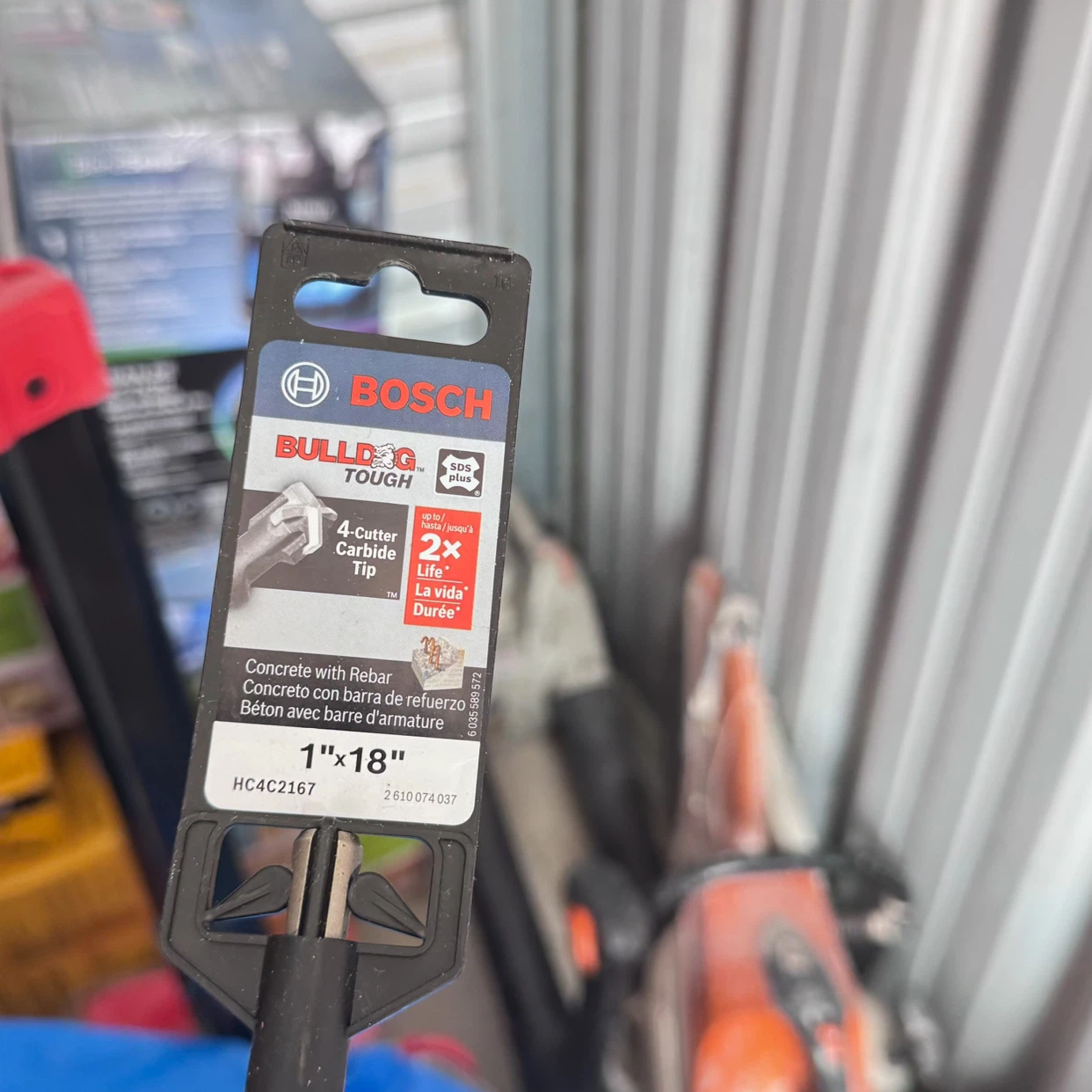 Bosch 4-cutter Carbide Tip SDS Plus Masonry Drill Bit - photo 4