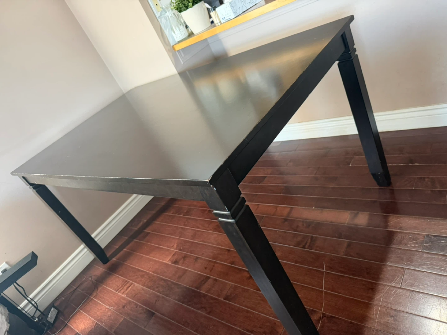 Dark Wood Dining Table - photo 3