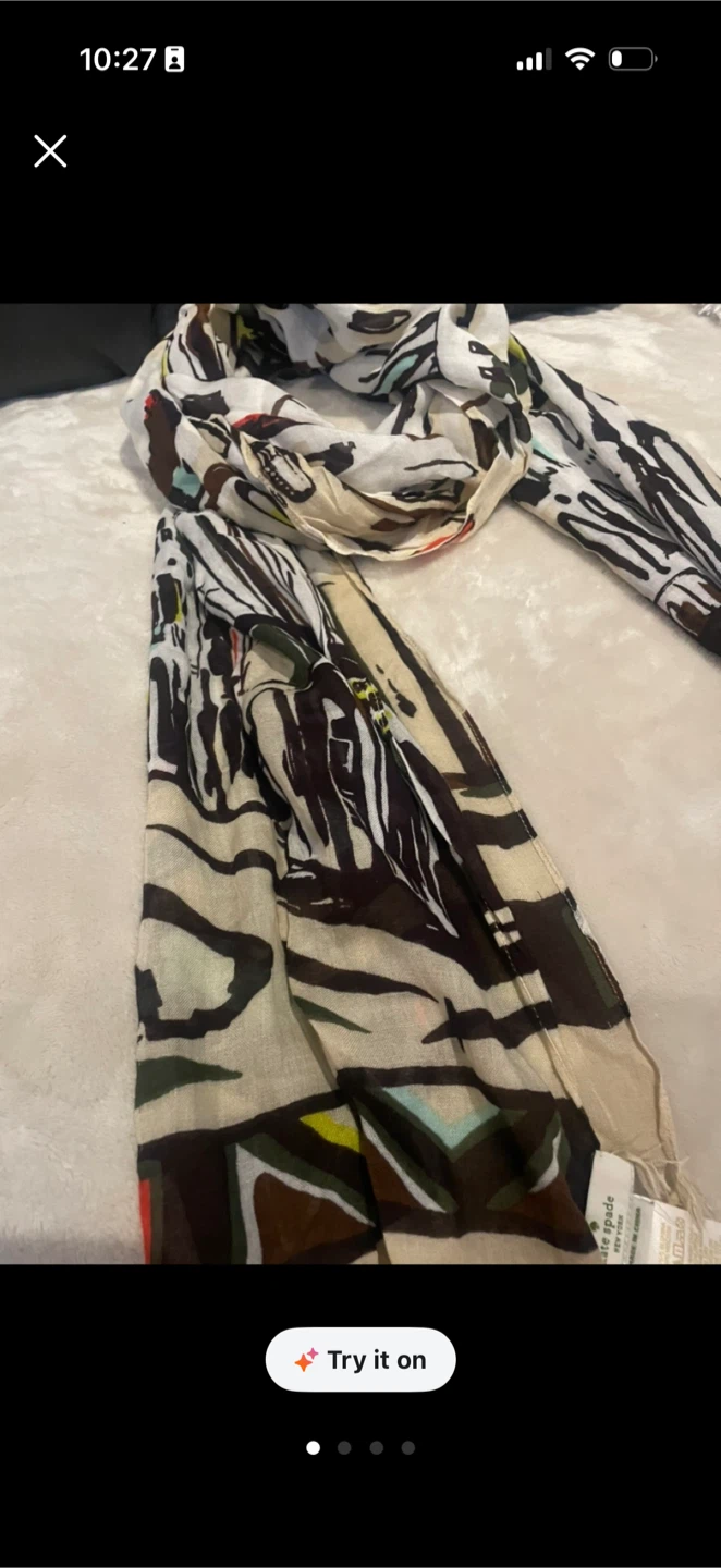 Kate Spade Havana Print Scarf