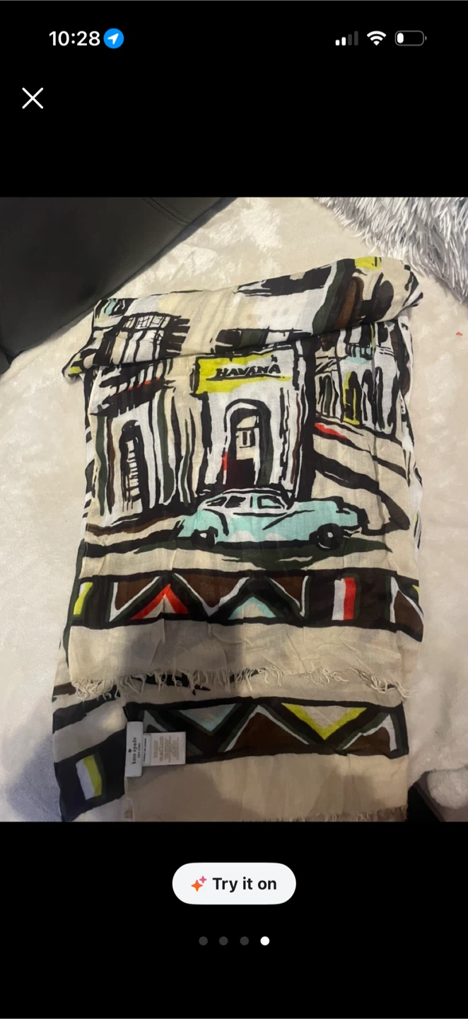 Kate Spade Havana Print Scarf - photo 3
