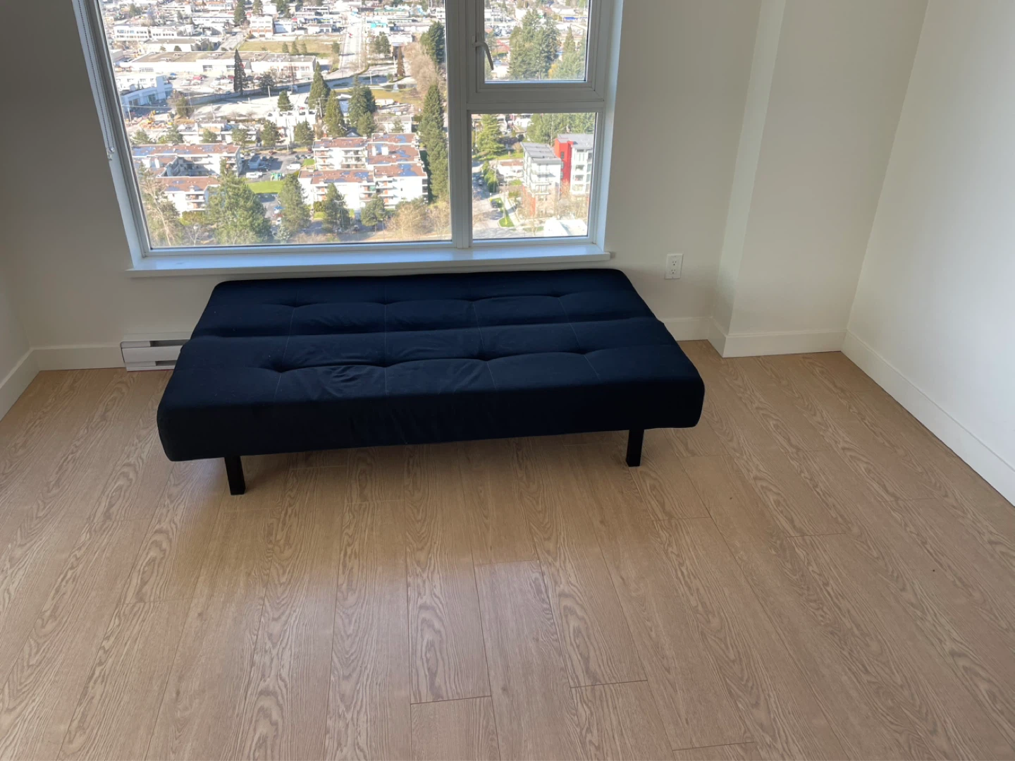 Black Futon Sofa Bed - photo 2