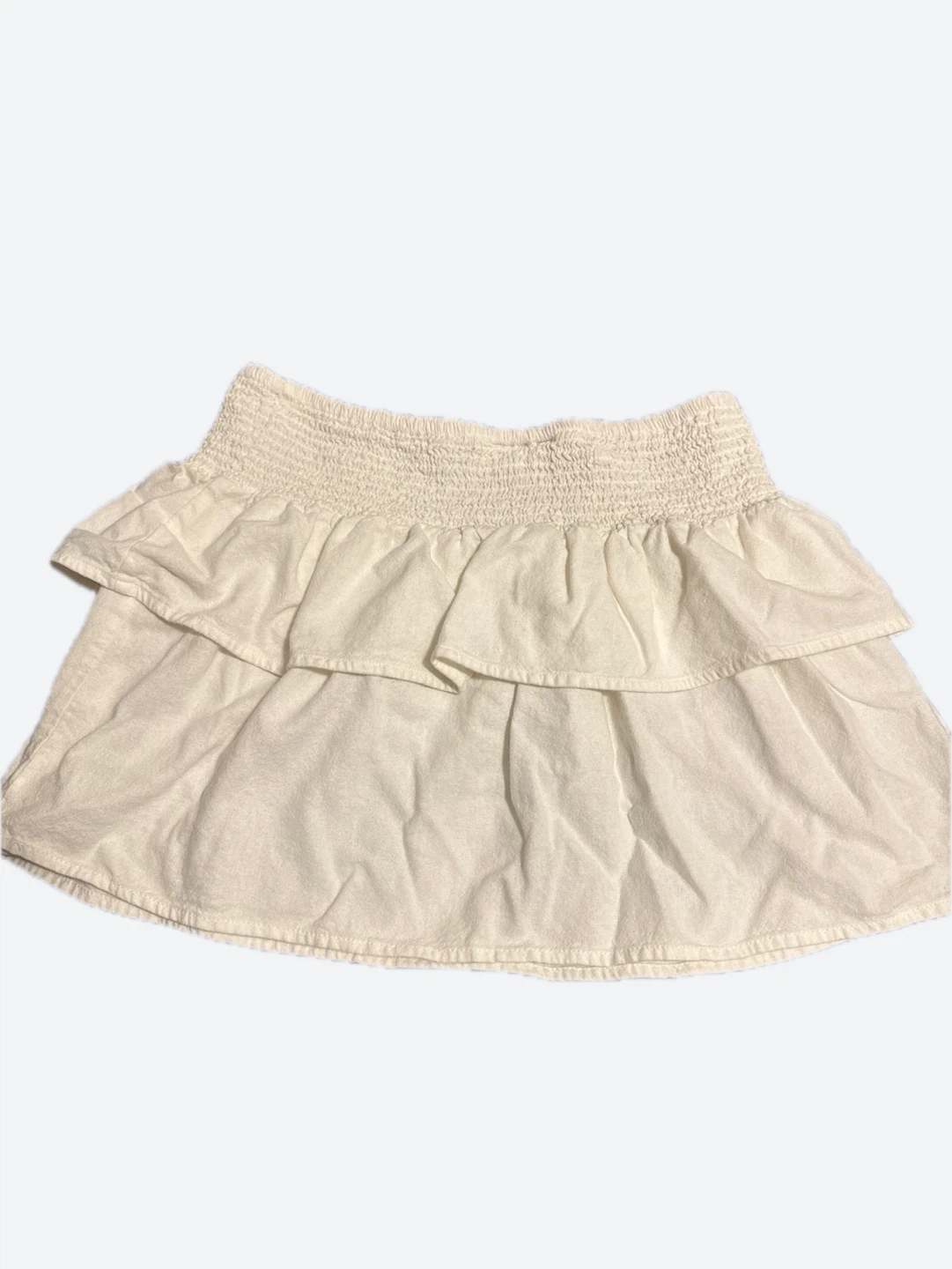 ONLY White Ruffled Mini Skirt - photo 3