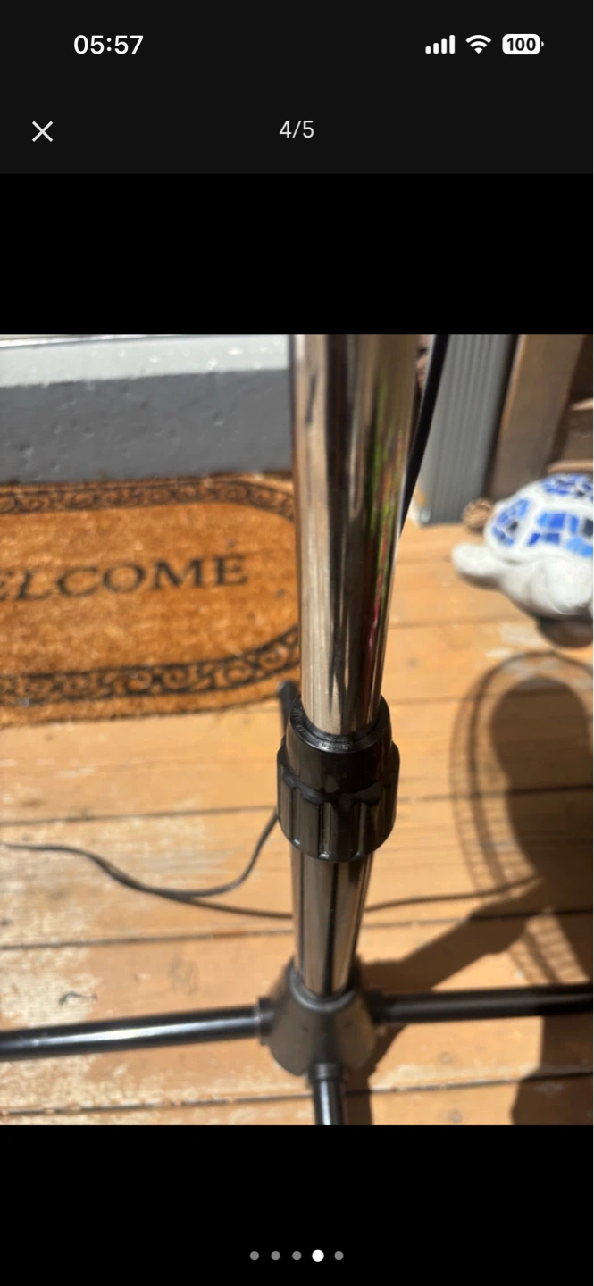 Black Pedestal Fan - photo 3