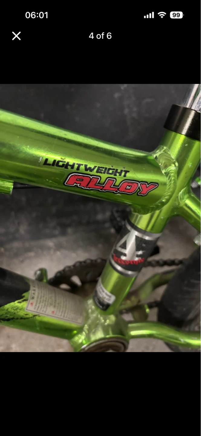 Green Alloy BMX Bike - photo 3
