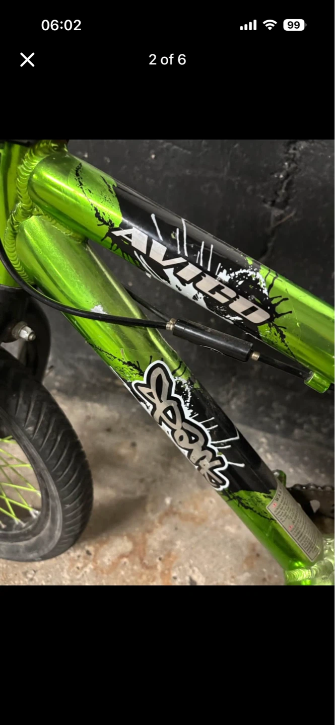 Green Alloy BMX Bike - photo 5