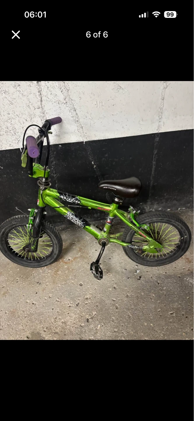 Green Alloy BMX Bike - photo 2