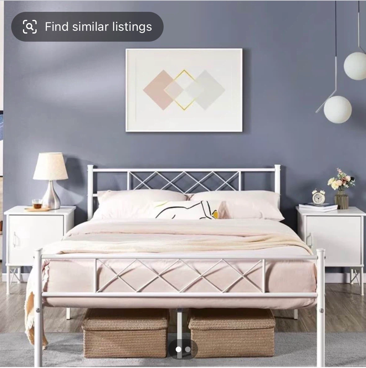 Queen size bed frame