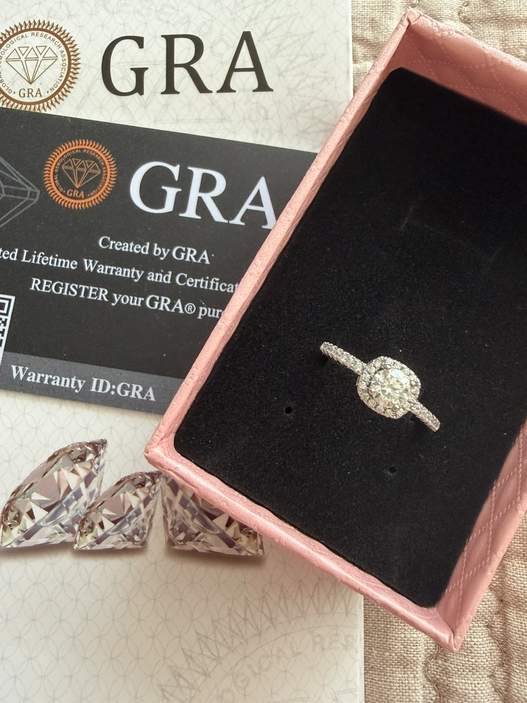Diamond ring (one size )