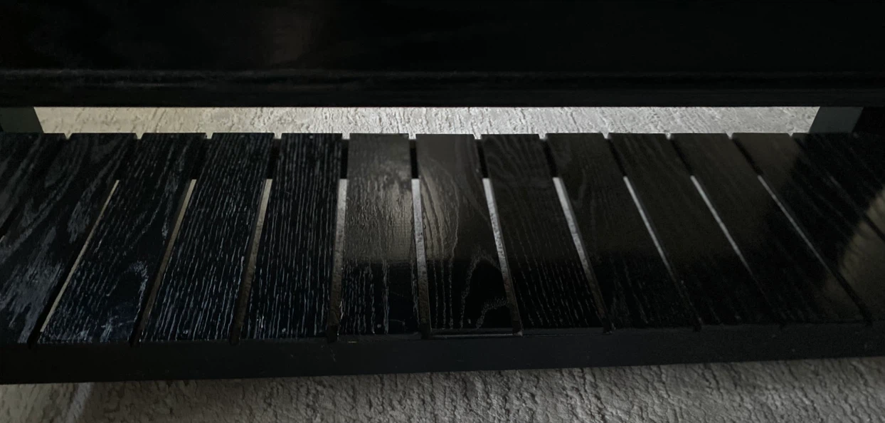Black Coffee Table with Lower Shelf - photo 5