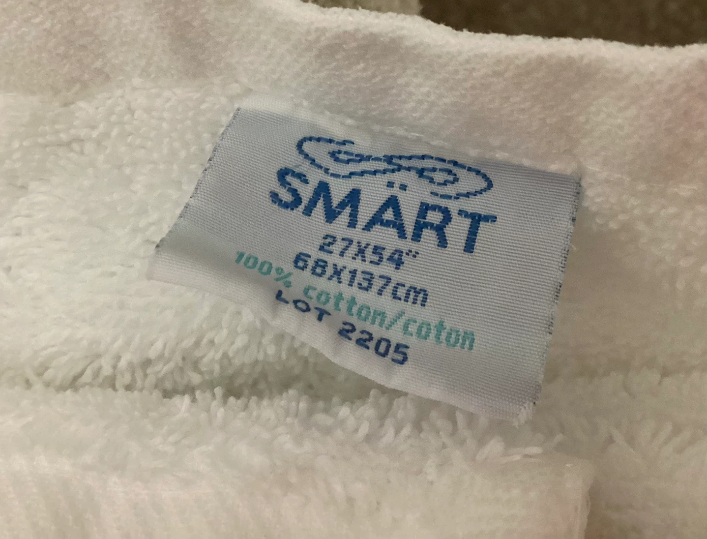 Set of 4 White thick cotton Spa Bath Towels 27"x54" - photo 2